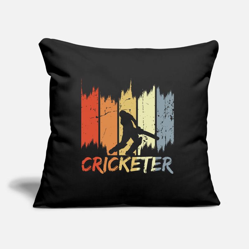 Retro Cricketer Sofa pillowcase 17,3'' x 17,3'' (45 x 45 cm)