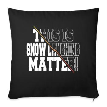 joke bodybuilder present idea beards humor - Sofa pillowcase 17,3'' x 17,3'' (45 x 45 cm) - black - Front