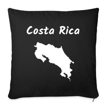 Costa Rica Central America Holidays - Sofa pillowcase 17,3'' x 17,3'' (45 x 45 cm) - black - Front