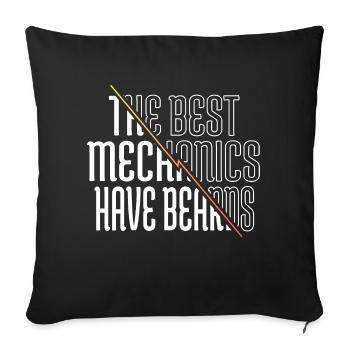 Sayings Bday Badass Mechanic Tshirts - Sofa pillowcase 17,3'' x 17,3'' (45 x 45 cm) - black - Front