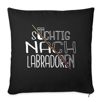 Quote German Shepherd Favorite Dog Bday Statement - Sofa pillowcase 17,3'' x 17,3'' (45 x 45 cm) - black - Front