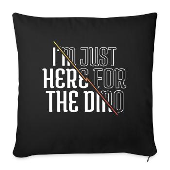 bunny green old bday rex cool sayings joke happy - Sofakissenbezug 45 x 45 cm - Schwarz - Vorne