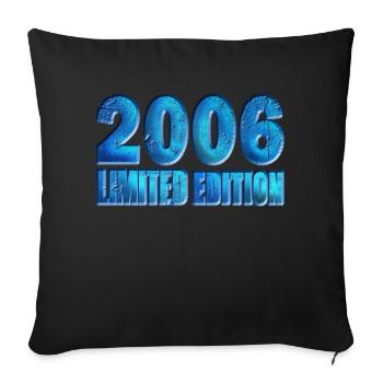 2006 Édition limitée 18e anniversaire - Housse de coussin décorative 45 x 45 cm - noir - Devant