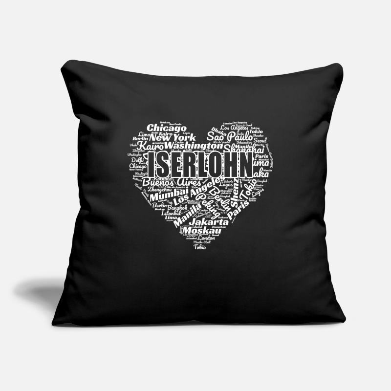 ISERLOHN Housse de coussin décorative 45 x 45 cm
