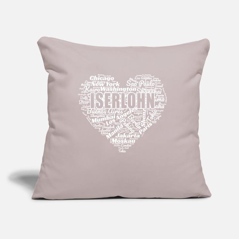 ISERLOHN Housse de coussin décorative 45 x 45 cm