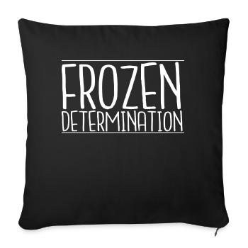 hockey competitions emotional resilience fun - Sofakissenbezug 45 x 45 cm - Schwarz - Vorne