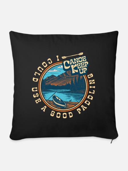 I could use a good paddling - Sofakissenbezug 45 x 45 cm - Schwarz