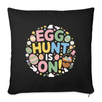 Ostern - Sofakissenbezug 45 x 45 cm - Schwarz - Vorne