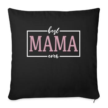 La meilleure maman - Housse de coussin décorative 45 x 45 cm - noir - Devant