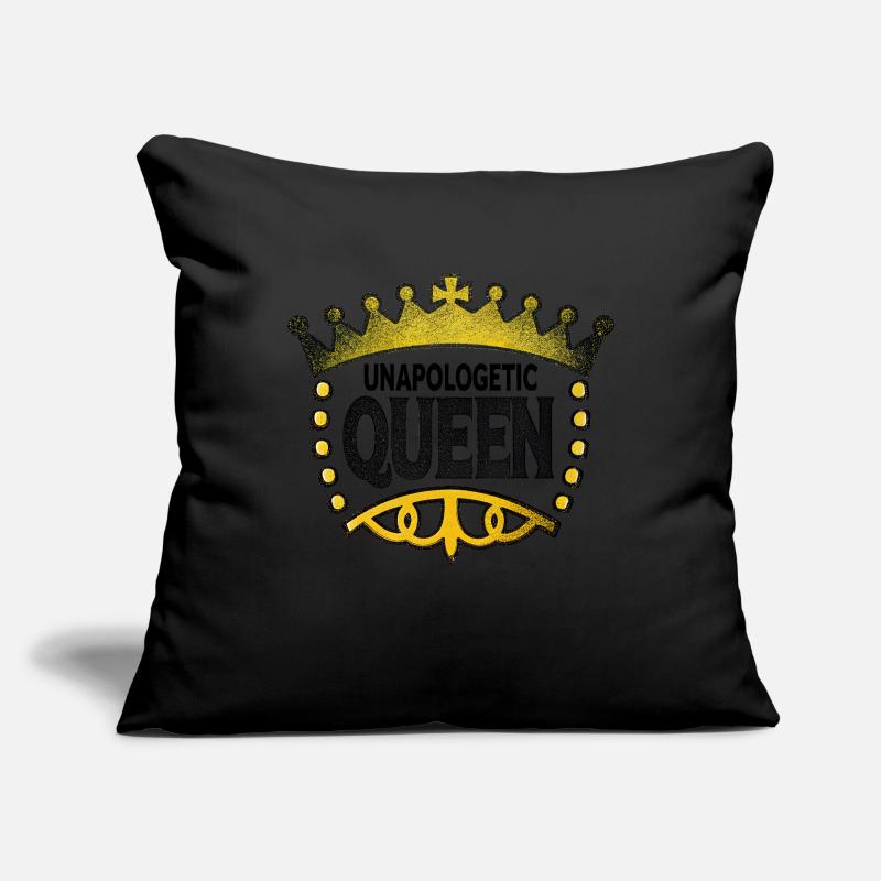Reine sans vergogne Housse de coussin décorative 45 x 45 cm