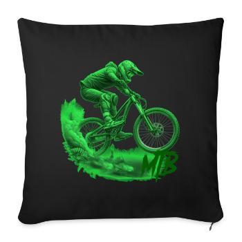 MTB - Sofa pillowcase 17,3'' x 17,3'' (45 x 45 cm) - black - Front