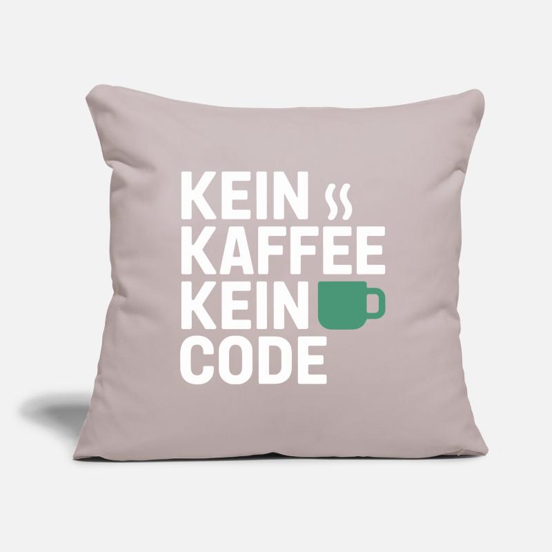 Kein Kaffee Kein Code Programmierer Informatiker Sofakissenbezug 45 x 45 cm
