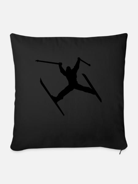 trickski - Sofakissenbezug 45 x 45 cm - Schwarz