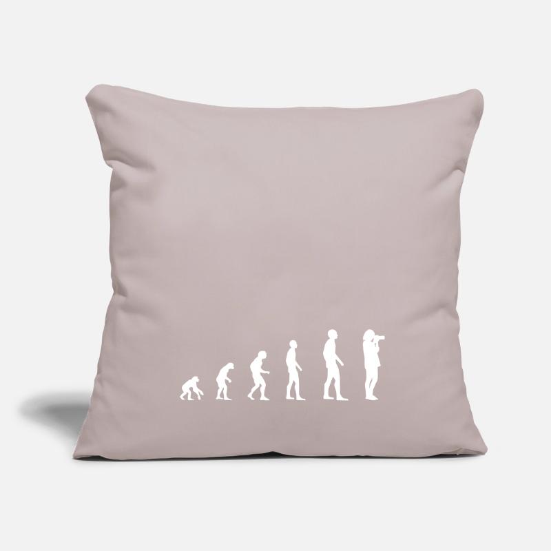 Journaliste / Photographe - Evolution Housse de coussin décorative 45 x 45 cm