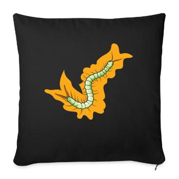 Poisonous scolopender centipede as crawling animal - Sofa pillowcase 17,3'' x 17,3'' (45 x 45 cm) - black - Front