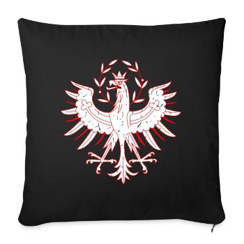 Tirol - Sofa pillowcase 17,3'' x 17,3'' (45 x 45 cm) - black - Front
