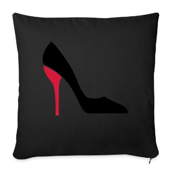 high_heels_2 - Sofakissenbezug 45 x 45 cm - Schwarz - Vorne