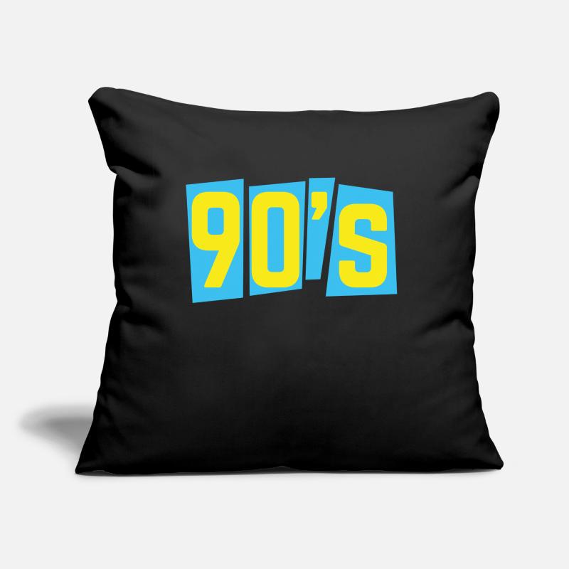 90s nineties 90s old school Sofa pillowcase 17,3'' x 17,3'' (45 x 45 cm)