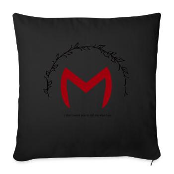 WandaVision Zitat - Sofakissenbezug 45 x 45 cm - Schwarz - Vorne