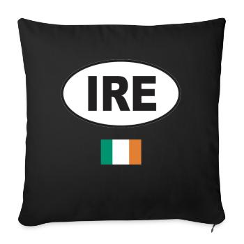 Iteland - Sofa pillowcase 17,3'' x 17,3'' (45 x 45 cm) - black - Front