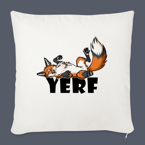 Lazy YERF FOX / Fuchs - Sofakissenbezug 45 x 45 cm