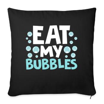 J’ai battu des gens avec une équipe de nage de bâton Funny Swimmin - Housse de coussin décorative 45 x 45 cm - noir - Devant