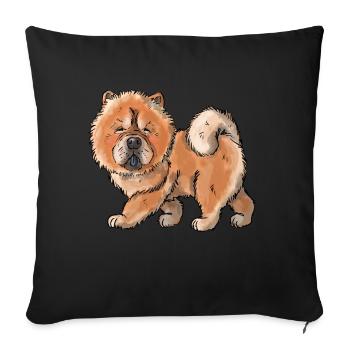 Jari - Housse de coussin décorative 45 x 45 cm - noir - Devant