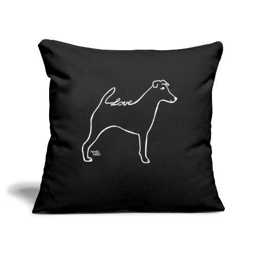 Fox Terrier lisse - Housse de coussin décorative 45 x 45 cm