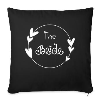 The Bride - Sofa pillowcase 17,3'' x 17,3'' (45 x 45 cm) - black - Front