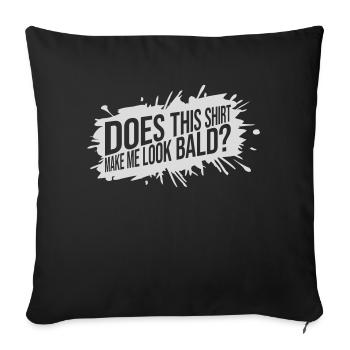 look soon citation de chemise - Housse de coussin décorative 45 x 45 cm - noir - Devant