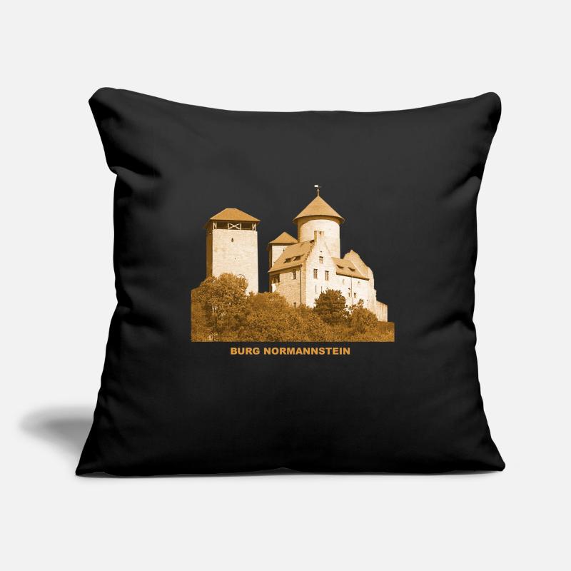 Normannstein Castle Treffurt Thuringia Werra Sofa pillowcase 17,3'' x 17,3'' (45 x 45 cm)
