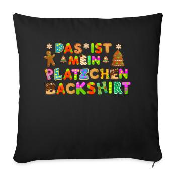 Dabbing Weihnachtsmann Weihnachten Lustige Geschen - Housse de coussin décorative 45 x 45 cm - noir - Devant