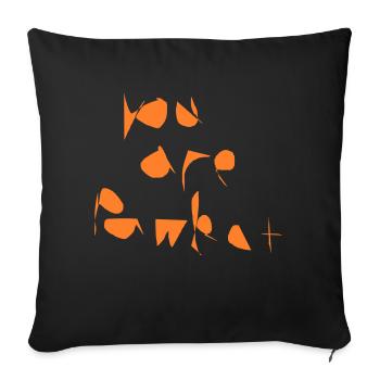 You are Pawfect - Dog Design Shirt - Sofa pillowcase 17,3'' x 17,3'' (45 x 45 cm) - black - Front