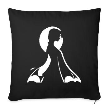 Batcave Girl Dark Fairytale Goth Occult Women Got - Housse de coussin décorative 45 x 45 cm - noir - Devant