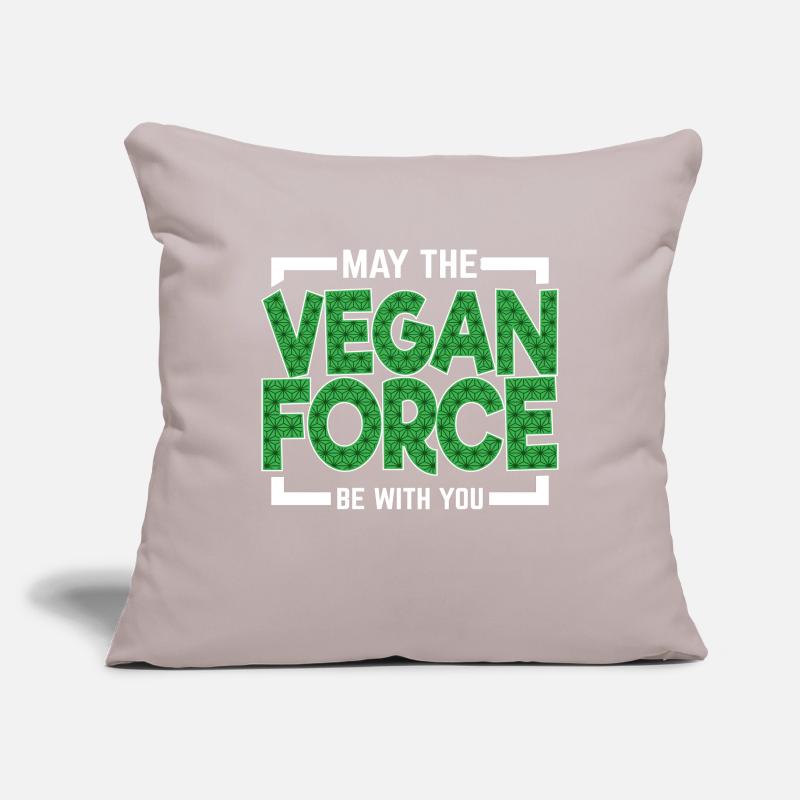 Möge die vegane Kraft mit dir sein! Sofakissenbezug 45 x 45 cm
