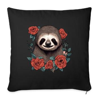 Paresse - Housse de coussin décorative 45 x 45 cm - noir - Devant