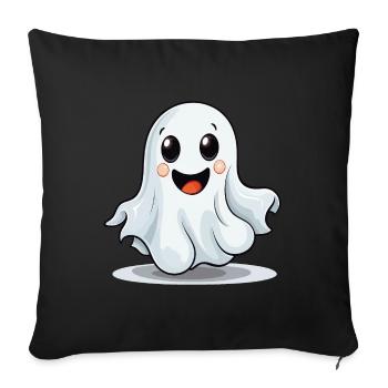 Ghost Ghost Halloween Cute Cute Costume - Sofa pillowcase 17,3'' x 17,3'' (45 x 45 cm) - black - Front