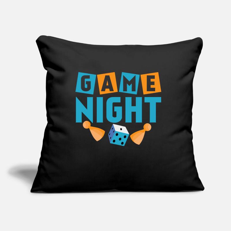Game Night Tabletop Player Nerd Gamer Sofa pillowcase 17,3'' x 17,3'' (45 x 45 cm)