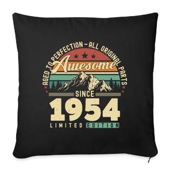 Great since 1954 - Sofa pillowcase 17,3'' x 17,3'' (45 x 45 cm) - black - Front