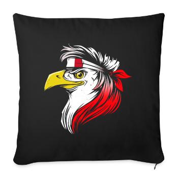 Malta - Sofakissenbezug 45 x 45 cm - Schwarz - Vorne