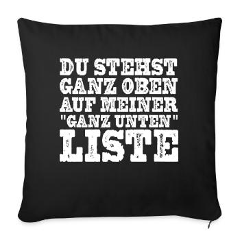 Work Colleague Office Humor Work Funny Sayings - Sofa pillowcase 17,3'' x 17,3'' (45 x 45 cm) - black - Front
