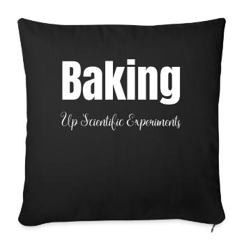 Astronomie Science Techniques de cuisson - Housse de coussin décorative 45 x 45 cm - noir - Devant