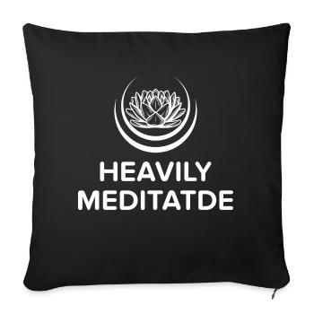 Marathon Course Jogging - Housse de coussin décorative 45 x 45 cm - noir - Devant