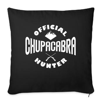 Monstre vampire mexicain officiel Chupacabra Hunter - Housse de coussin décorative 45 x 45 cm - noir - Devant