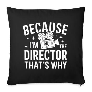 Filmmaker Film Director Cinematographer Film - Sofa pillowcase 17,3'' x 17,3'' (45 x 45 cm) - black - Front