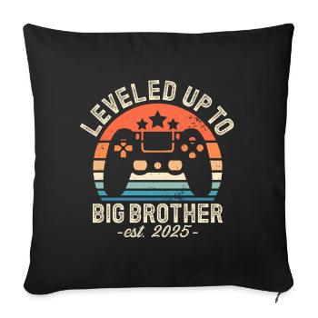 Promu Big Brother en 2025 - Housse de coussin décorative 45 x 45 cm - noir - Devant