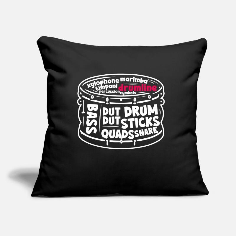 Drumline Snare Drum Marching Band Drummer Drumming Sofakissenbezug 45 x 45 cm