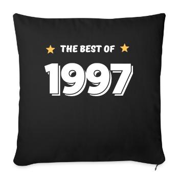 Best of 1997 - Housse de coussin décorative 45 x 45 cm - noir - Devant