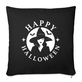 Joyeux halloween - Housse de coussin décorative 45 x 45 cm - noir - Devant