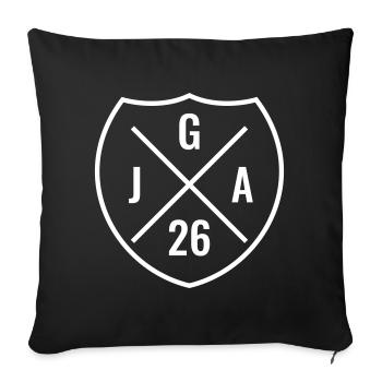 Jga 26 Coat of Arms - Bachelor Party - JGA 2026 - Sofa pillowcase 17,3'' x 17,3'' (45 x 45 cm) - black - Front